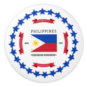 Filipijnen Keramische Knop (Voorkant)