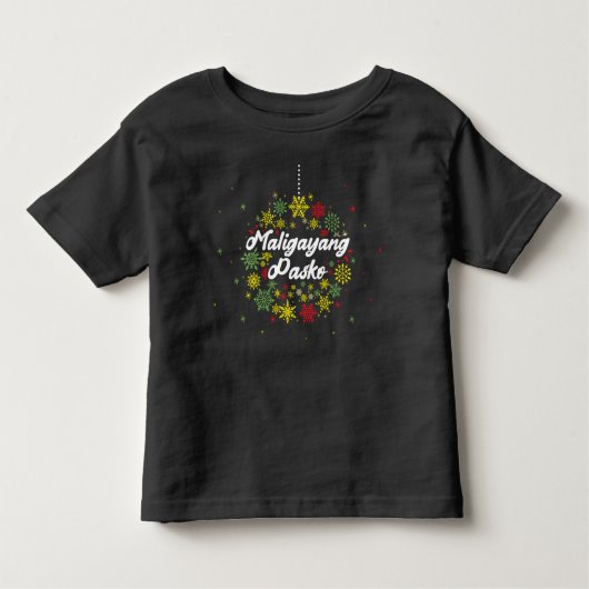 Filipijnen Kerstmis Maligayang Pasko Toddler T-s Kinder Shirts (Voorkant)