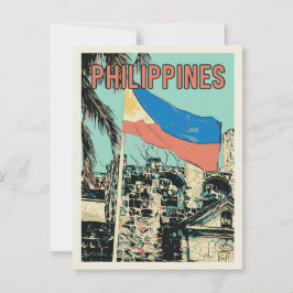 Filipijnen, Manila Intramuros, Santiago fort Briefkaart