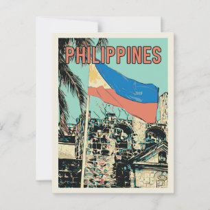 Filipijnen, Manila Intramuros, Santiago fort Briefkaart