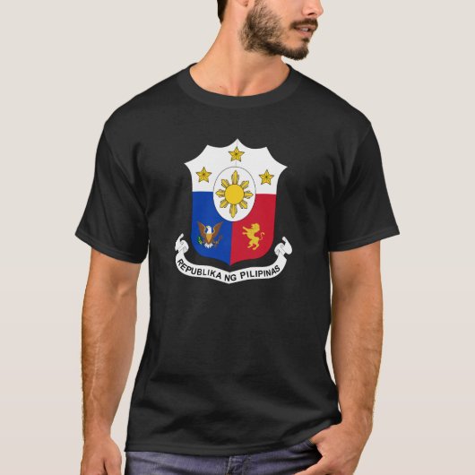 Filipijnen Officieel wapenschild, heraldry-symbool T-shirt (Voorkant)