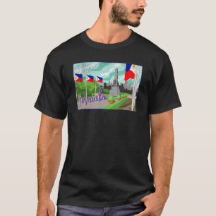 Filipijnen Pinay Filipijnse trots land vlag Mani T-shirt