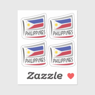 Filipijnen Pride X vlag Sticker