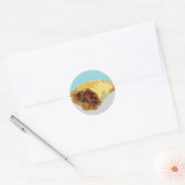 Filipijnen reeks: Empanada Ronde Sticker (Envelop)