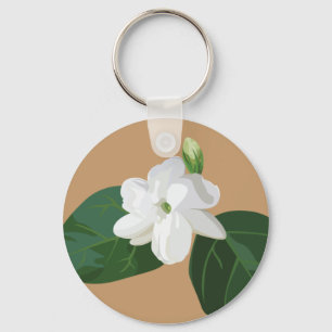 Filipijnen reeks: Sampaguita Flower Sleutelhanger