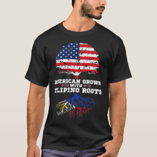 Filipijnen Roots American Grown Filipino Roots T-shirt