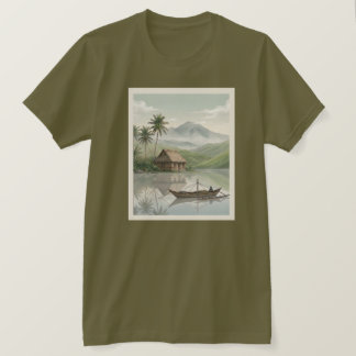 Filipijnen T-shirt Banaue Rijstterrassen Mayon