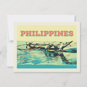 Filipijnen, visgebied op de eilanden Visayas Briefkaart