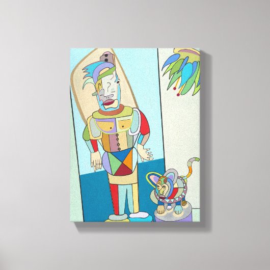 "Filipijns en kat" door Ruchell Alexander Canvas Afdruk (Voorkant)