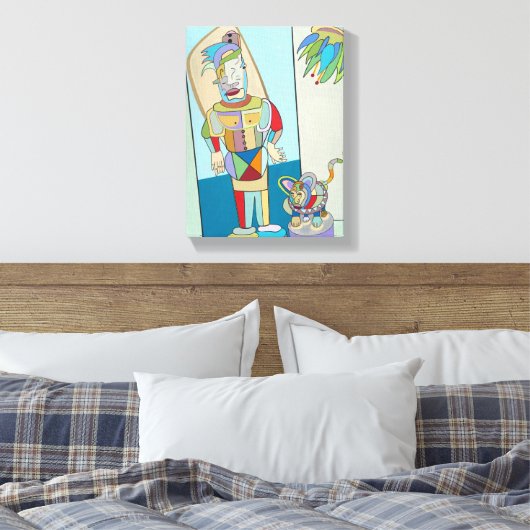 "Filipijns en kat" door Ruchell Alexander Canvas Afdruk (Insitu (Slaapkamer))