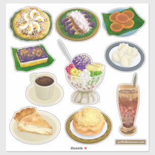Filipijns eten / Pinoy snacks en desserts Sticker