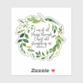 Filipijnse Bijbelscripten Inspirerend Sticker (Vel)