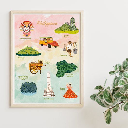 Filipijnse favorieten Kunst Poster