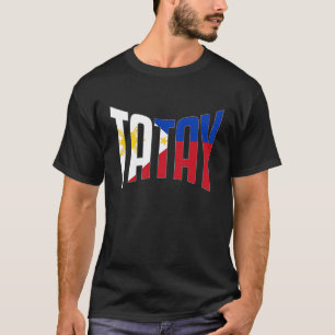 Filipijnse Filipino Lolo Vader Vlag Papa Beste Opa T-shirt