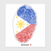 Filipijnse Flag laptop sticker (Vel)