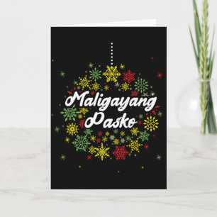 Filipijnse Kerstkaart Maligayang Pasko Kaart