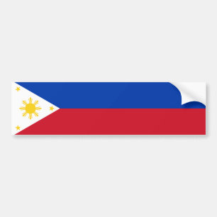 Filipijnse vlag bumpersticker