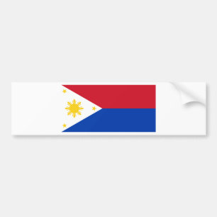 Filipijnse vlag Filipijnse eilanden Pinoy Flag Bumpersticker