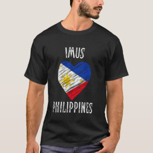 Filipijnse Vlag Hart Imus Stad T-shirt