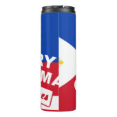 Filipijnse vlag Kerstmis: Vrolijk Kerstmis & Best Thermosbeker (Achterkant)