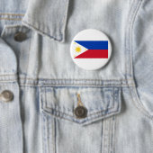 Filipijnse vlag, nationale vlag van de Filipijnse Ronde Button 5,7 Cm (In situ)