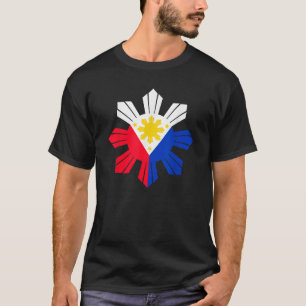 Filipijnse vlag Pinoy vlag Filipijnse Pinoy Three T-shirt