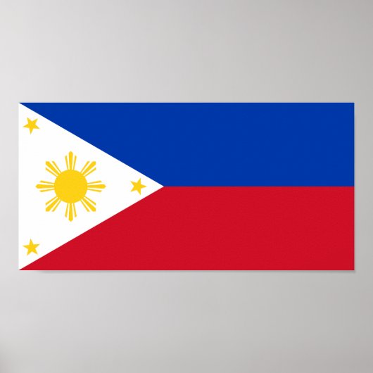 Filipijnse vlag poster (Voorkant)