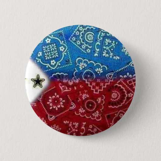 Filipijnse vlag ronde button 5,7 cm (Voorkant)