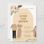 Filipiniana Atteinte Anniversaire Invitation Filip (Devant)