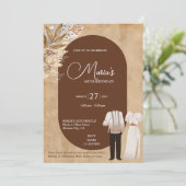 Filipiniana Thème Anniversaire Invitation Philippi (Debout devant)