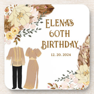 Filipiniana Theme Hard plastiek onderzetter