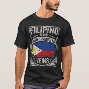 FIlipino bloed loopt door mijn aders T-shirt