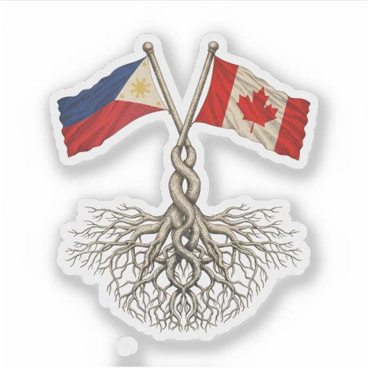 Filipino-Canadian Sticker (Voorkant)