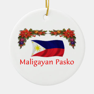 Filipino Kerstmis Keramisch Ornament