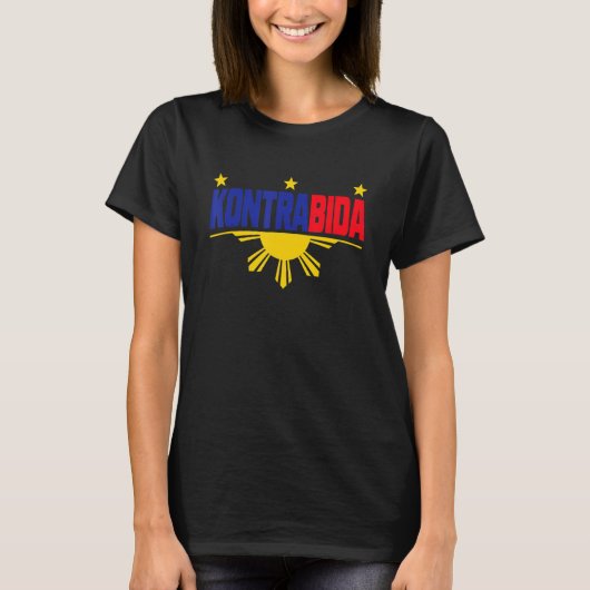 Filipino Kontrabida is een pinoy Pinay Filipijnen T-shirt (Voorkant)