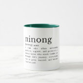 Filipino Ninong Definition Mug, Godfather Gift Mug (Centre)
