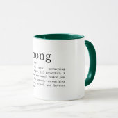 Filipino Ninong Definition Mug, Godfather Gift Mug (Devant droit)