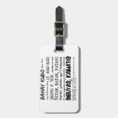 Filipino Nursery Rhyme reeks Bagagelabel (Voorkant verticaal)