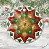 Filipino Parol Inspired Christmas Keepsake Keramisch Ornament
