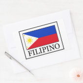 Filipino Rechthoekige Sticker (Envelop)