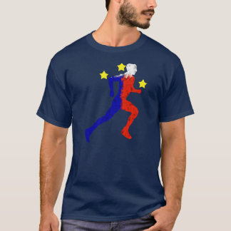 Filipino Runner-vlagkwadraten T-shirt