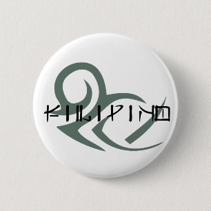 Filipino Tribal Ronde Button 5,7 Cm