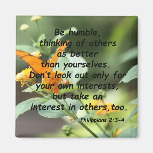 Filippenzen 2:3-4 magneet (Voorkant)