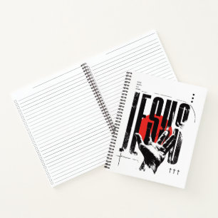 Filippenzen 2:9 Naam Boven Alle Namen Retro Grunge Notitieboek