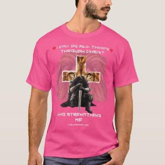 Filippenzen 413 Christelijk vers Leeuwenkruis Mann T-shirt