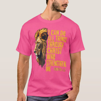 Filippenzen 413 - Religieuze leeuw versterkt Chris T-shirt