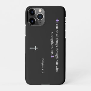 Filippenzen 4:13 Bijbel Verse iPhone / iPad case iPhone 11Pro Hoesje