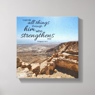 Filippenzen 4:13 Canvas omwikkeld Afdruk