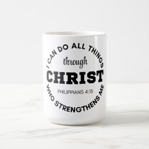 Filippenzen 4:13 Ik kan alles doen wat in de Schri Koffiemok