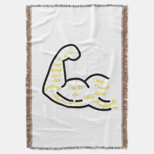 Filippenzen 4:13 KJV Bijbel Verse Deken